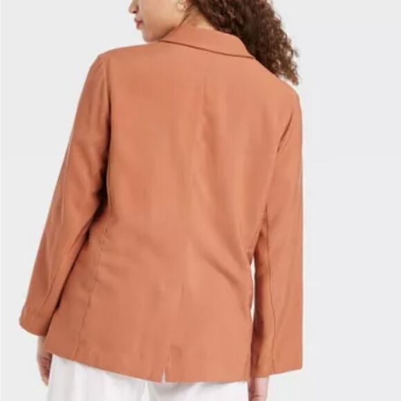 A New Day Women's  Brown Essential  Blazer NWT Size M - Picture 2 of 8